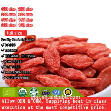 2018 certificado orgânico seco goji berry / wolfberry chinês vermelho goji berry à venda